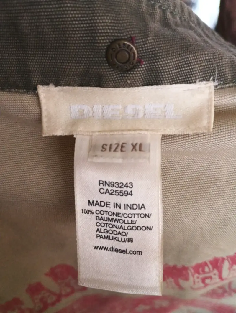 Chaqueta verde de hombre diesel - 4
