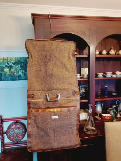 Bolsod de viaje marrón vintage - miniatura 1