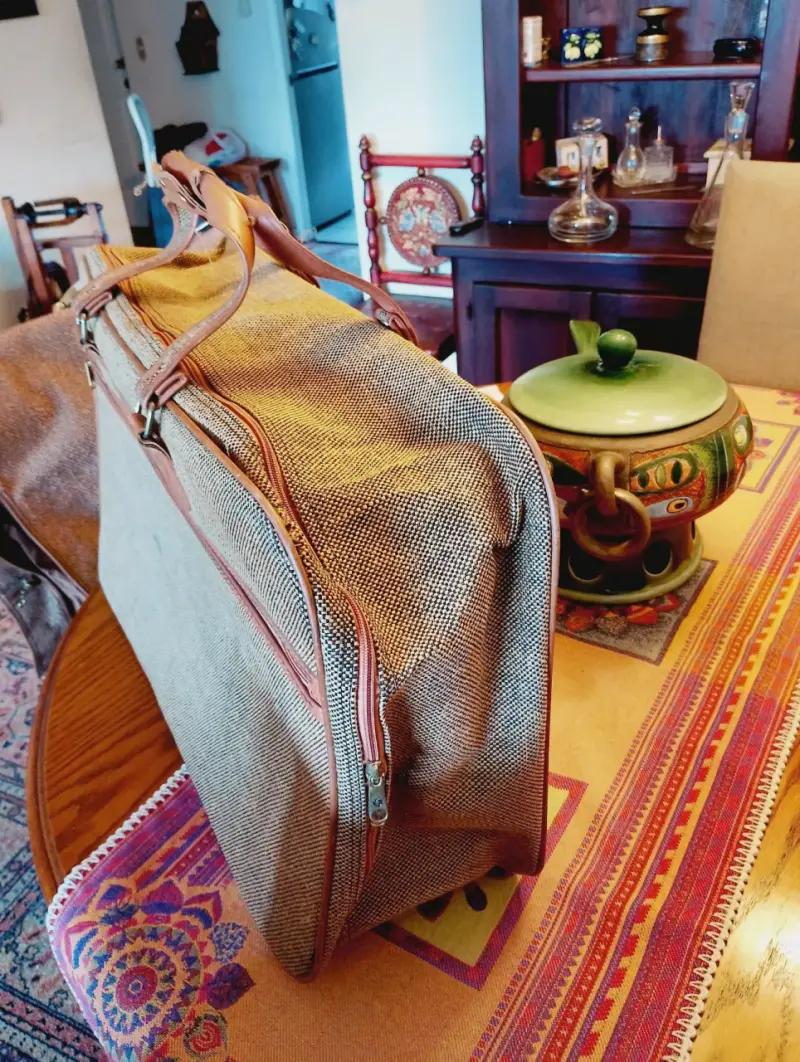 Bolsod de viaje marrón vintage - 5