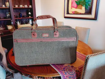 Bolsod de viaje marrón vintage - miniatura 6