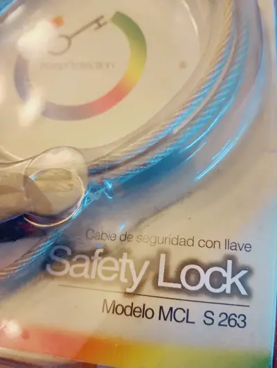 Cable de seguridad con llave - miniatura 1