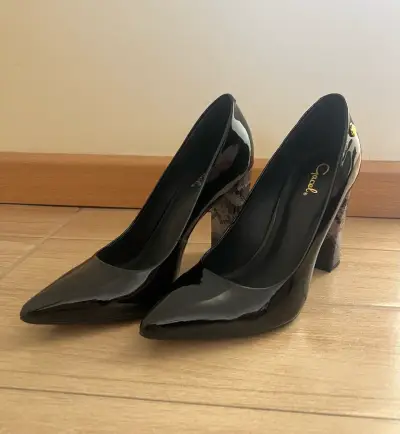 Zapatos Gacel de tacón negros charol - miniatura 1