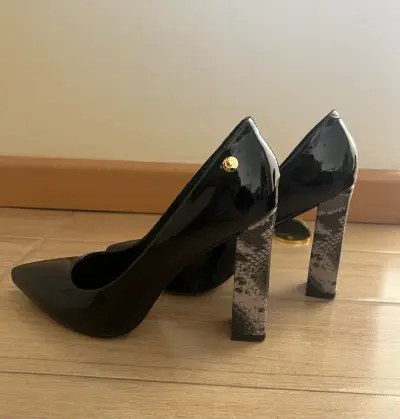 Zapatos Gacel de tacón negros charol - miniatura 2