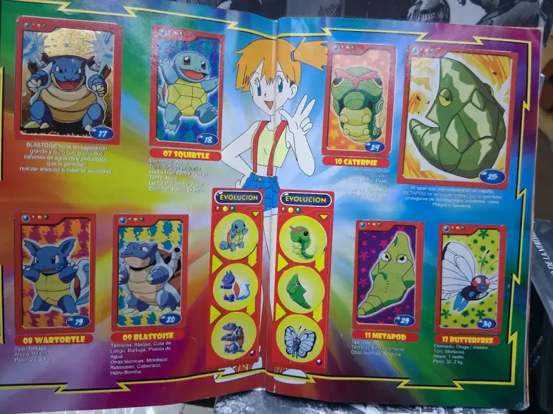 Mini álbum Pokémon Pikachu - 3