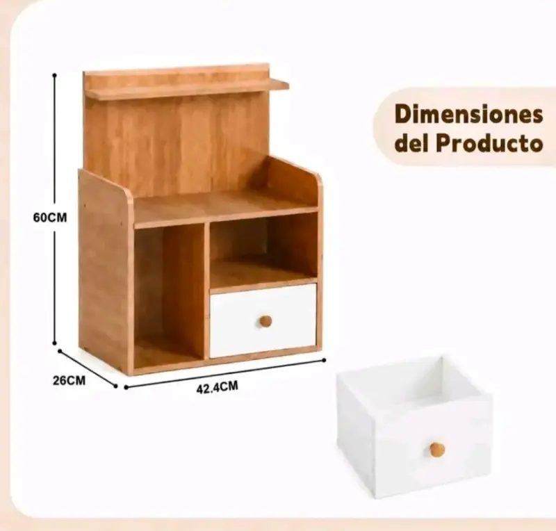 Velador con cajones - 2