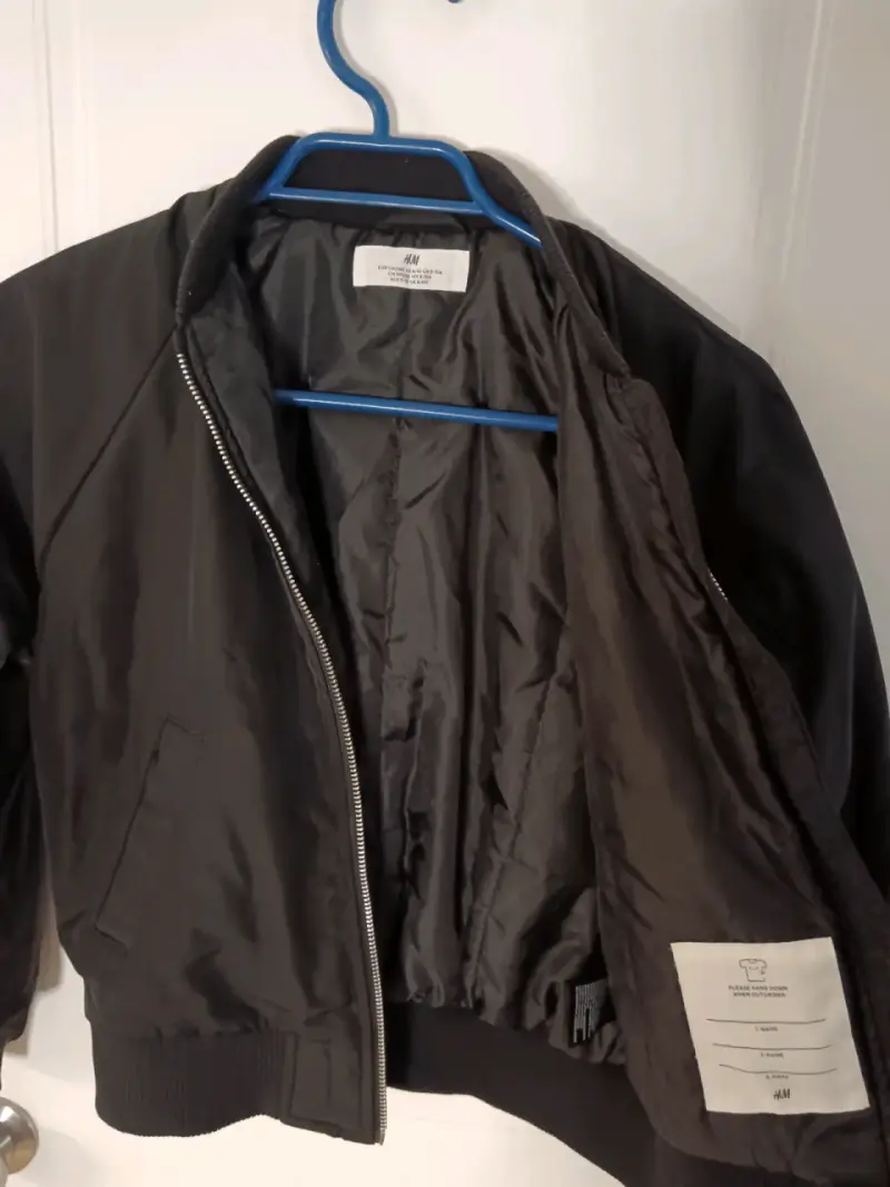 Chaqueta bomber negra - 2