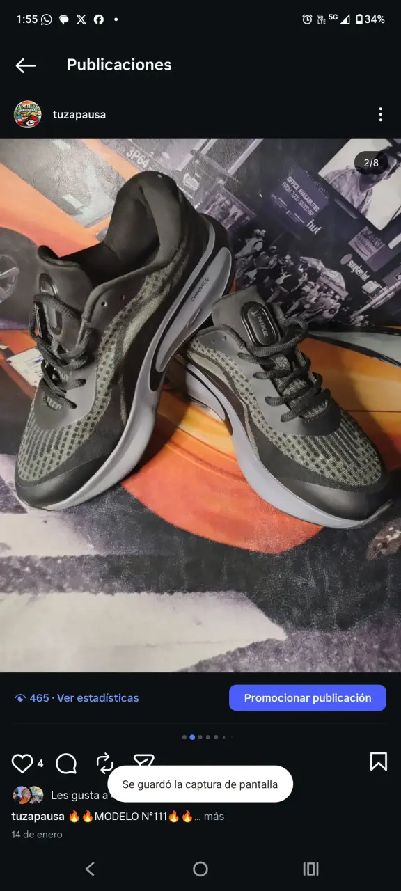 Zapatillas deportivas Nike negras - 7