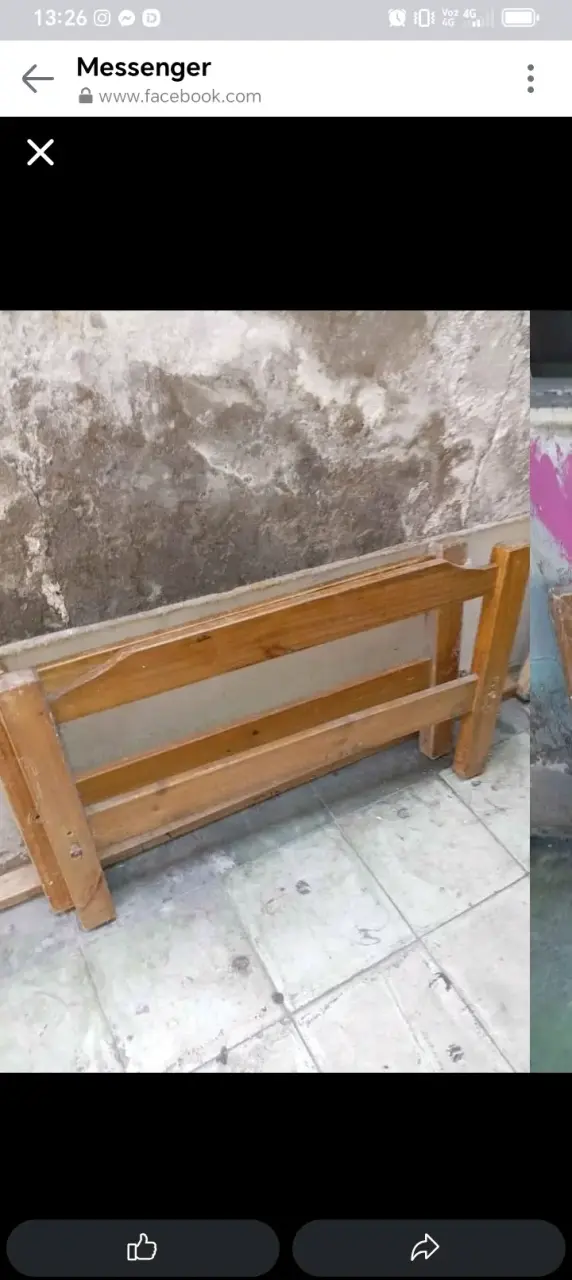 Marquesal de madera para cama - 3