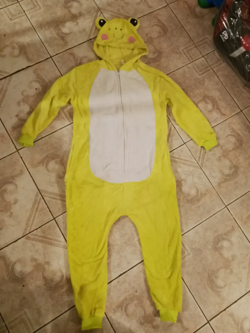 Pijama enterizo verde limon infantil - 2