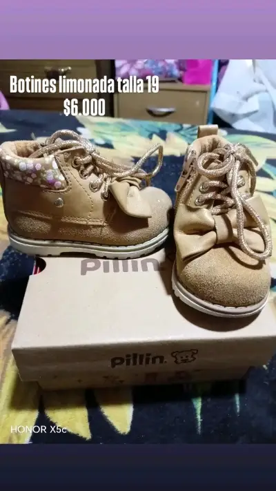 Botines para niño talla 19 - miniatura 1
