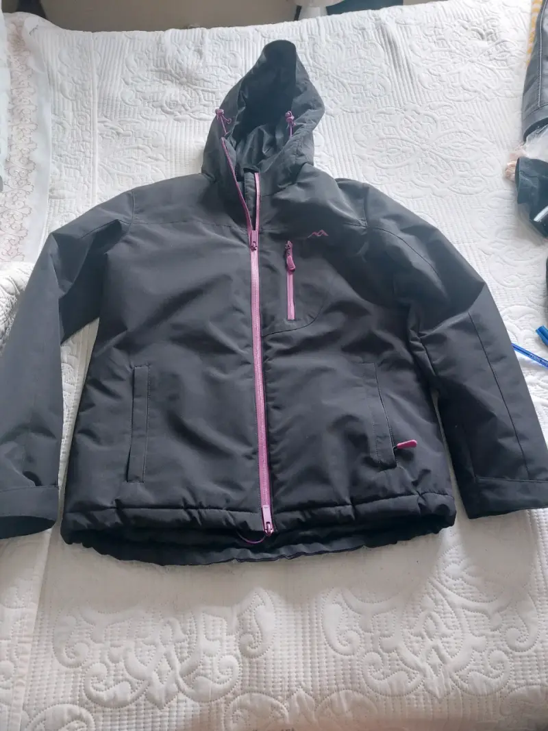 Chaqueta de cuero negra XL - 2