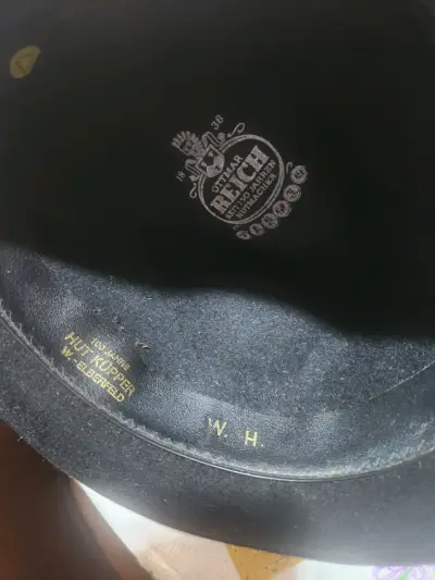 Sombrero de fieltro negro - miniatura 5