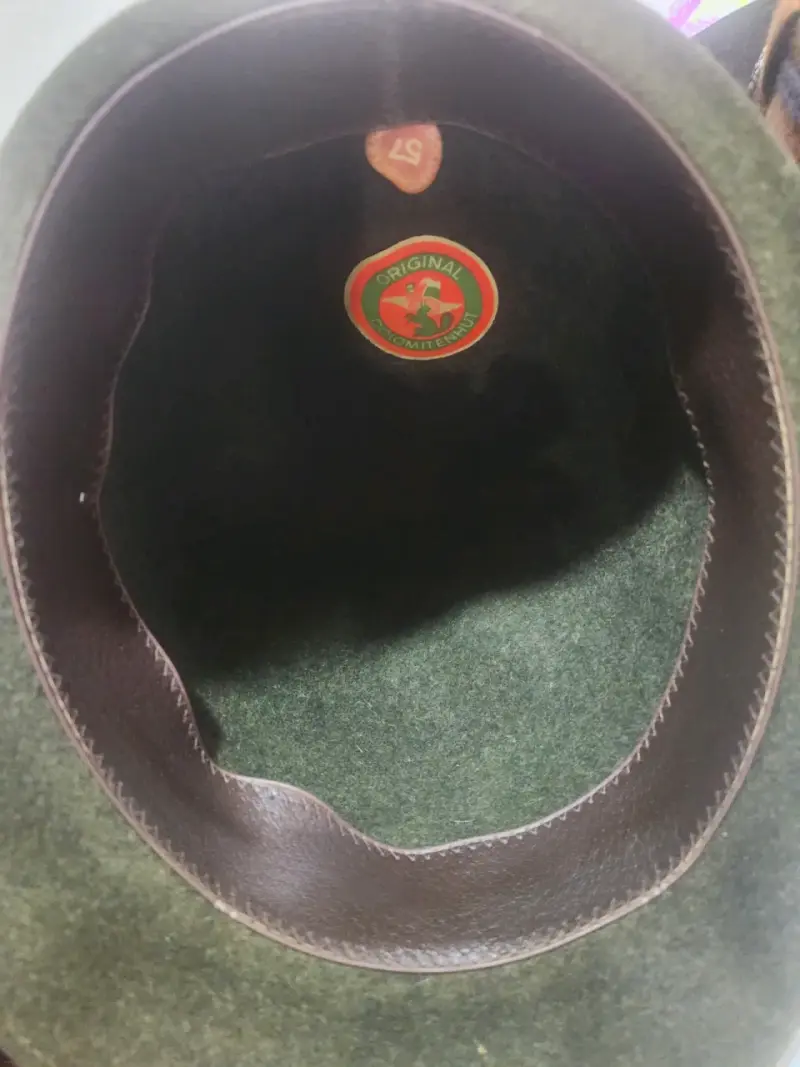 Sombrero verde estilo alpino - 4