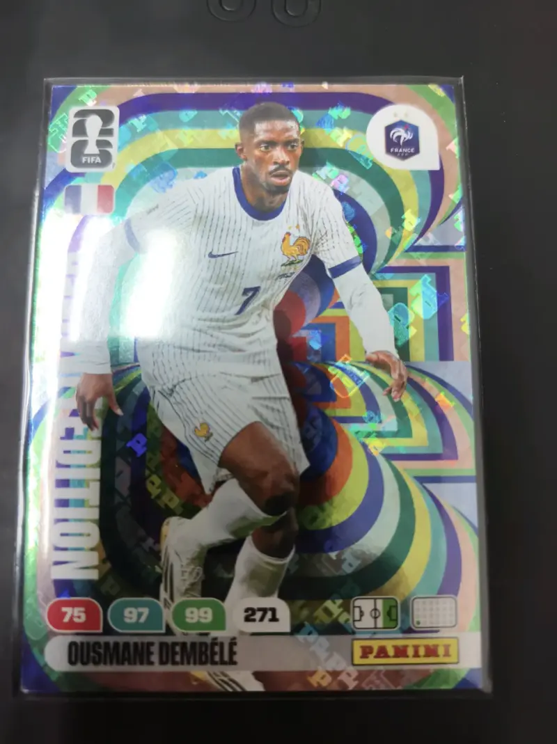 Tarjeta coleccionable Panini O. Dembélé