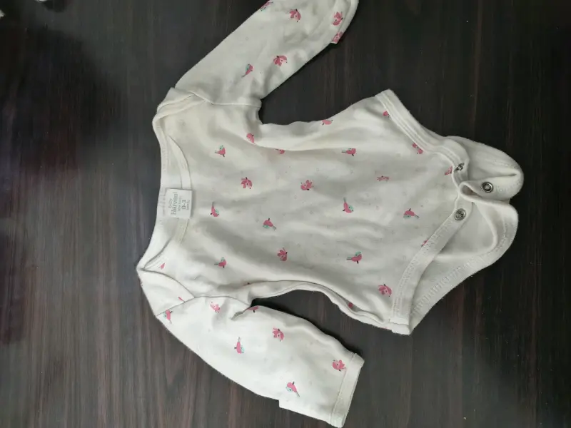 Body de bebé blanco estampado