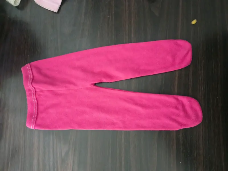 Pantis polar rosa para bebé