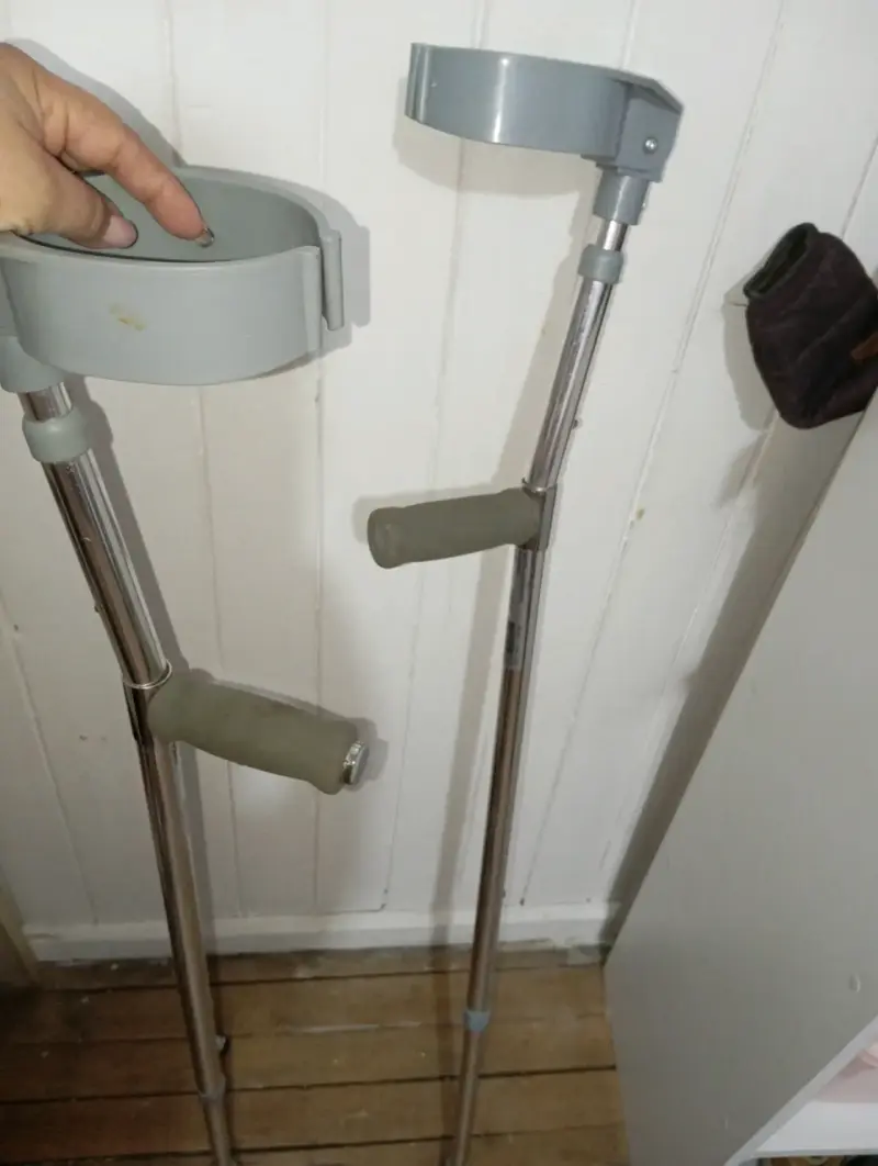 Muletas ajustables de aluminio - 1