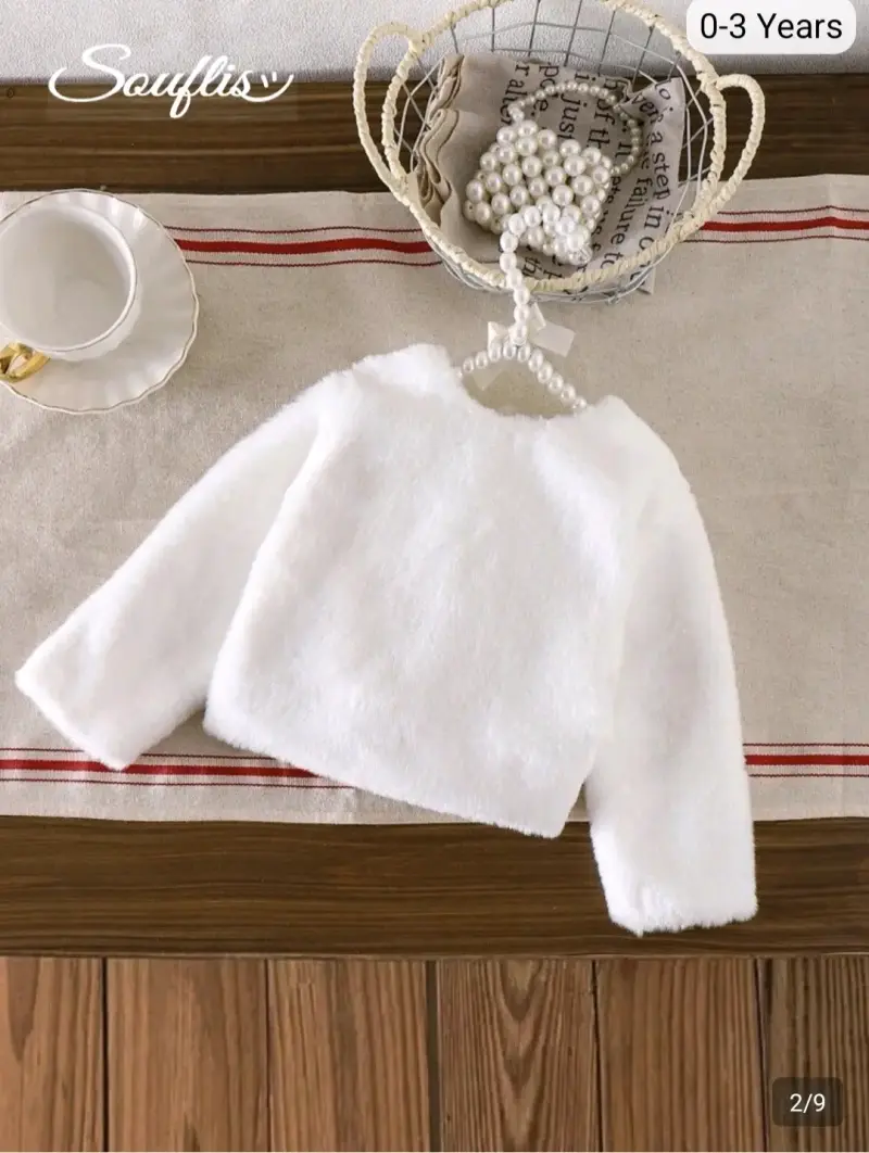 Chaqueta blanca para bebés - 2