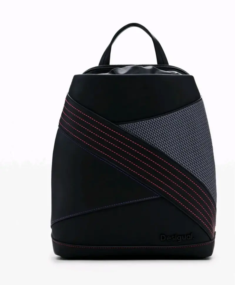 Mochila negra Desigual - 1