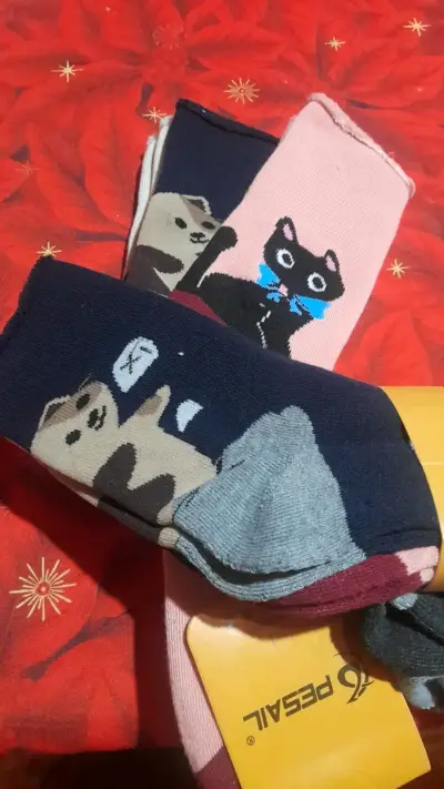 Calcetas de mujer y hombre, calzas tipo panty - miniatura 1