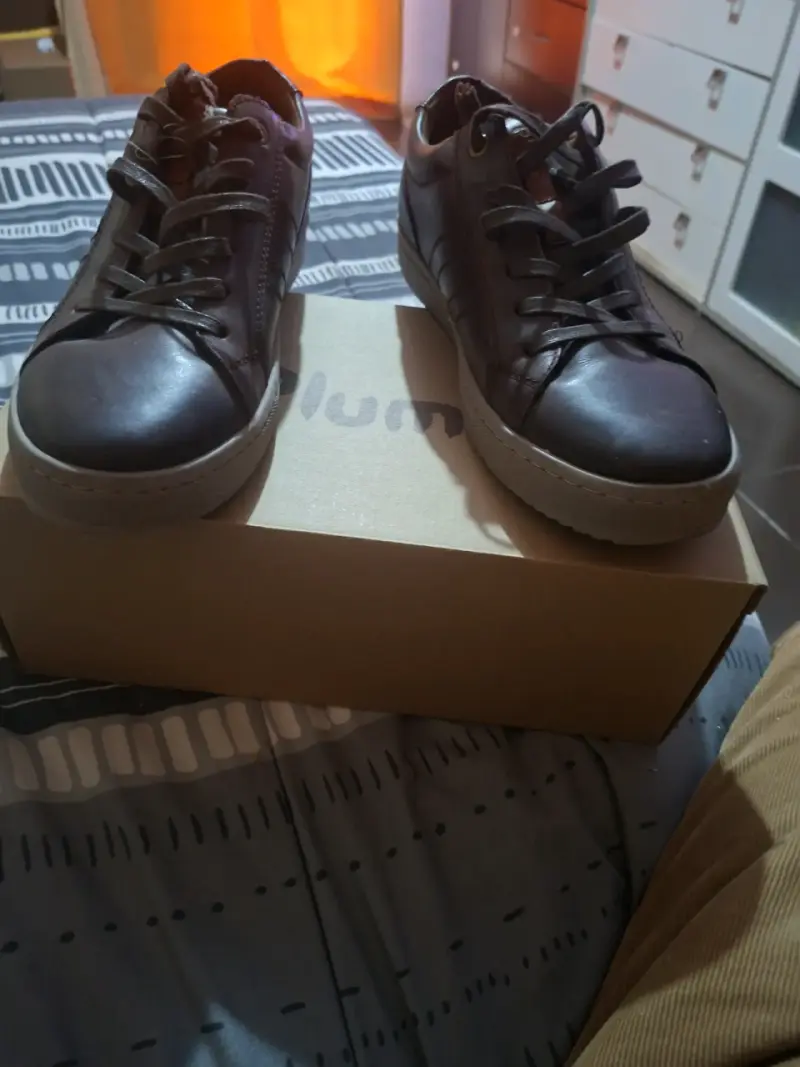 Zapatillas marrones de cuero - 2