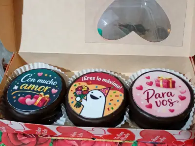 Alfajores  con mensajes personalizados - miniatura 2