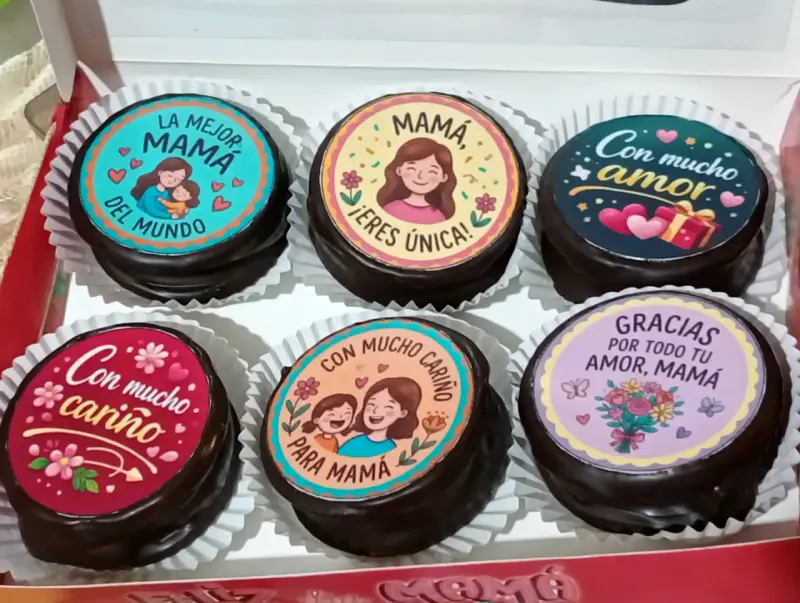 Alfajores con mensajes personalizados - 3