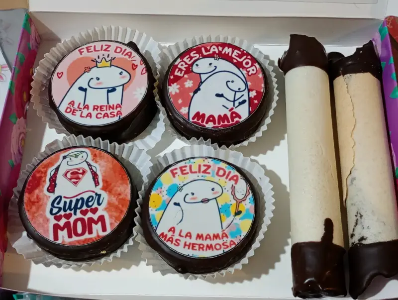 Alfajores con mensajes personalizados - 4