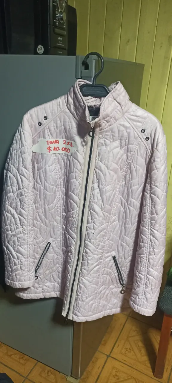 Chaqueta acolchada rosada 2XL - 1