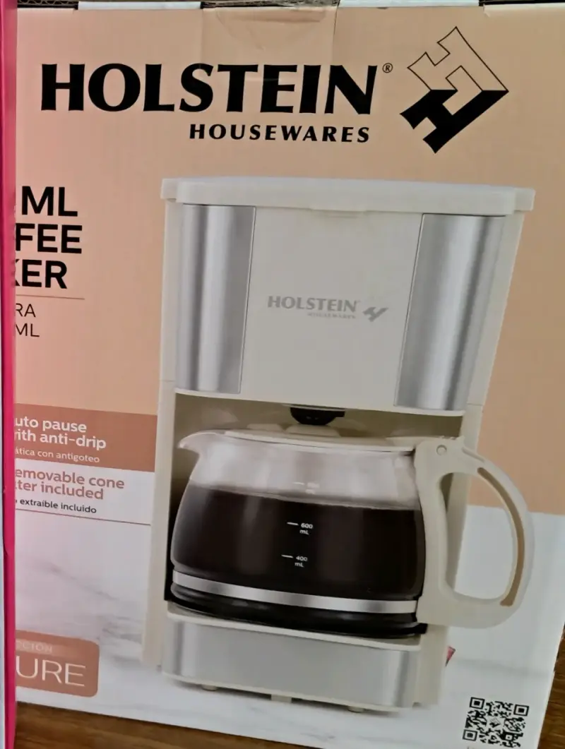 Cafetera Holstein 600 ml nueva - 1