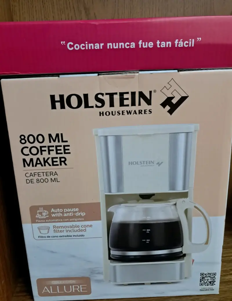 Cafetera Holstein 600 ml nueva - 2