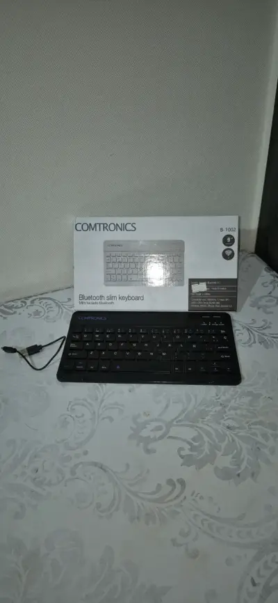 Teclado Bluetooth Comtronics negro - miniatura 3
