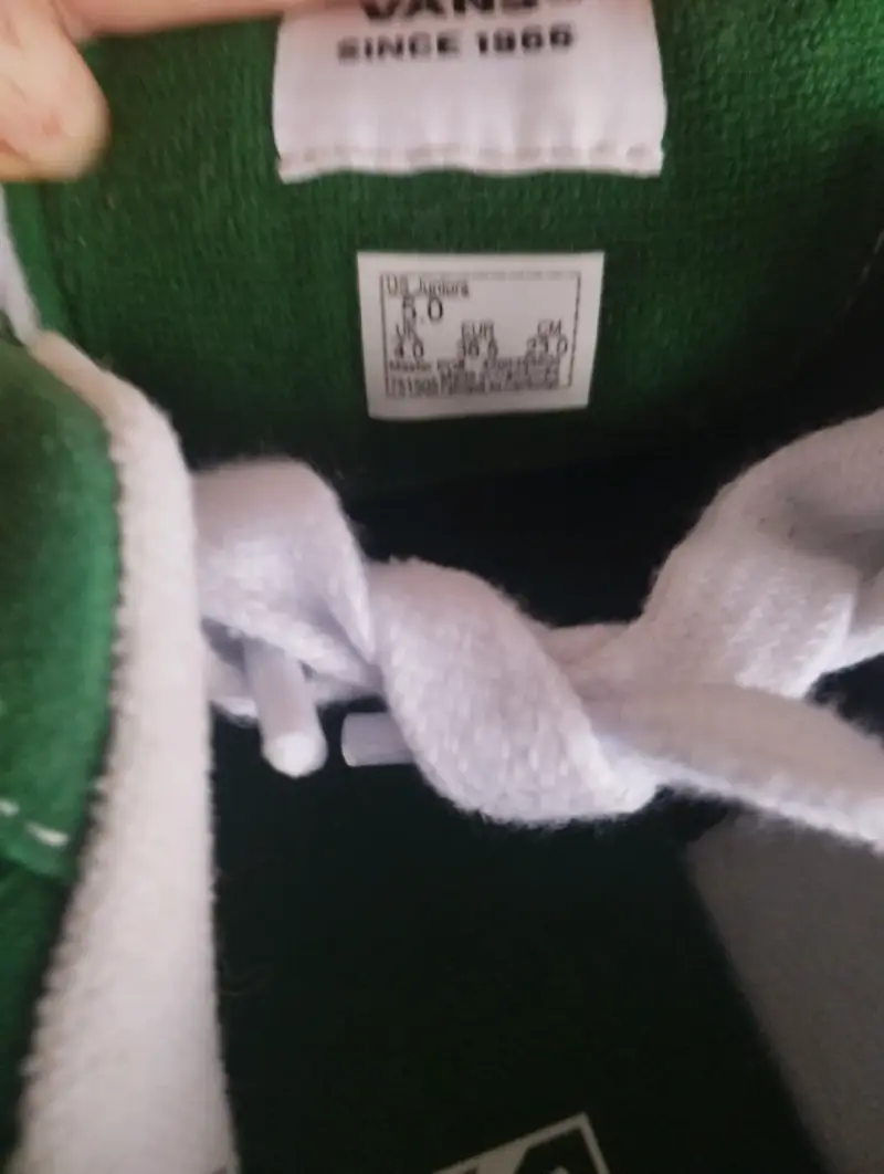 Zapatillas verdes y rosadas vans junior 35 - 2