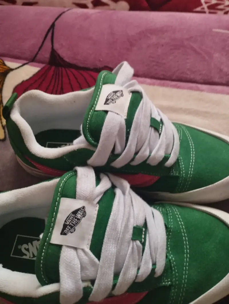 Zapatillas verdes y rosadas vans junior 35 - 3