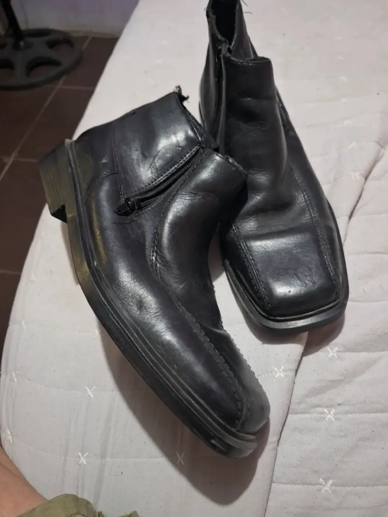 Botines negros con cierre lateral - 5