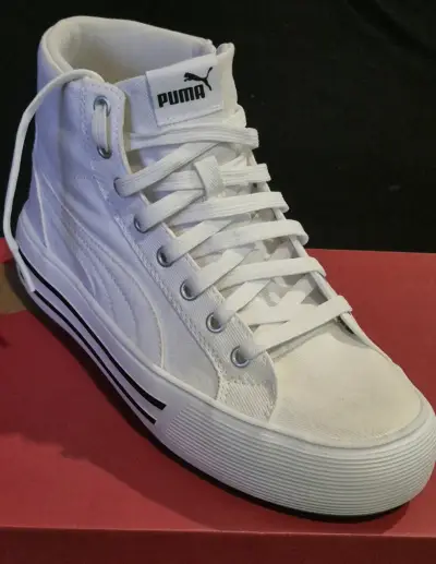 Zapatilla alta blanca Puma - miniatura 1
