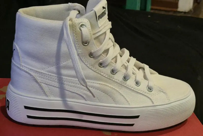 Zapatilla alta blanca Puma - 2