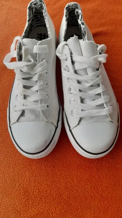 Zapatillas blancas unisex casual - miniatura 3