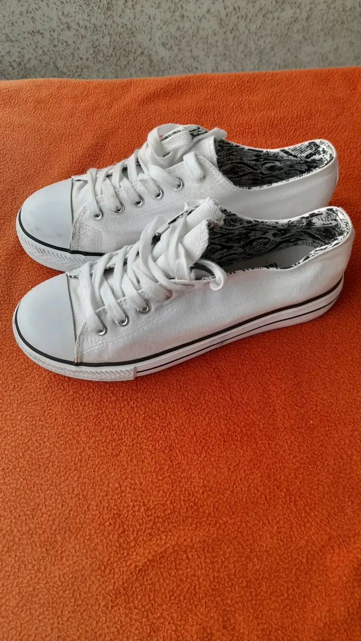Zapatillas blancas unisex casual - 4