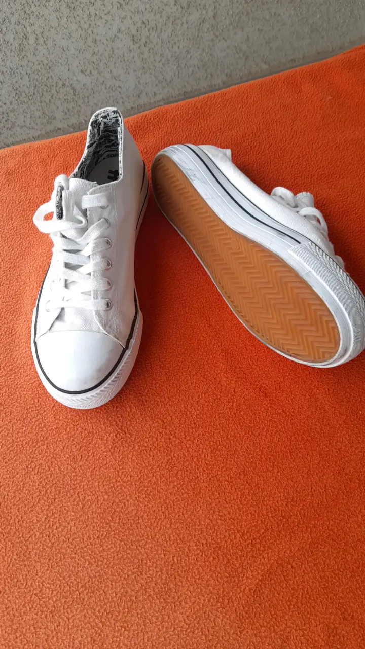 Zapatillas blancas unisex casual - 5