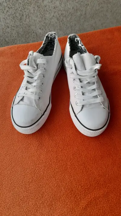 Zapatillas blancas unisex casual - miniatura 6