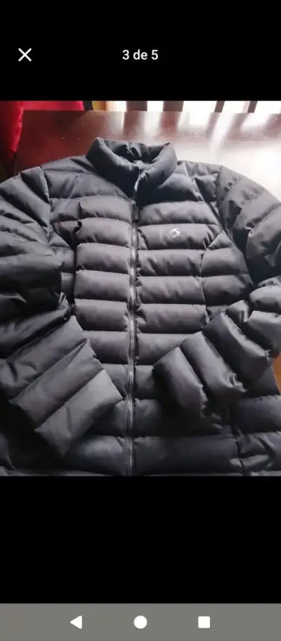 Parka térmica negra Doite - miniatura 4