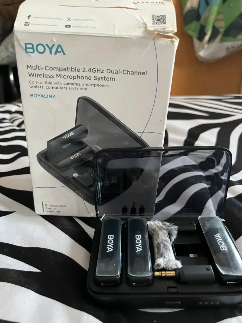 Sistema de micrófono inalámbrico BOYA