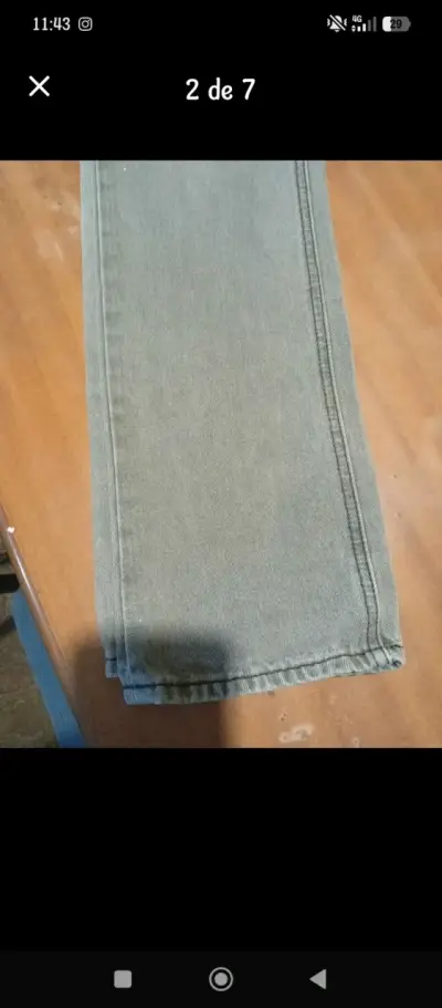 Jeans gris claro Hombre - miniatura 2
