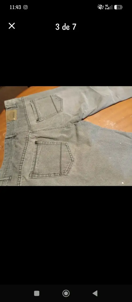Jeans gris claro Hombre - 3