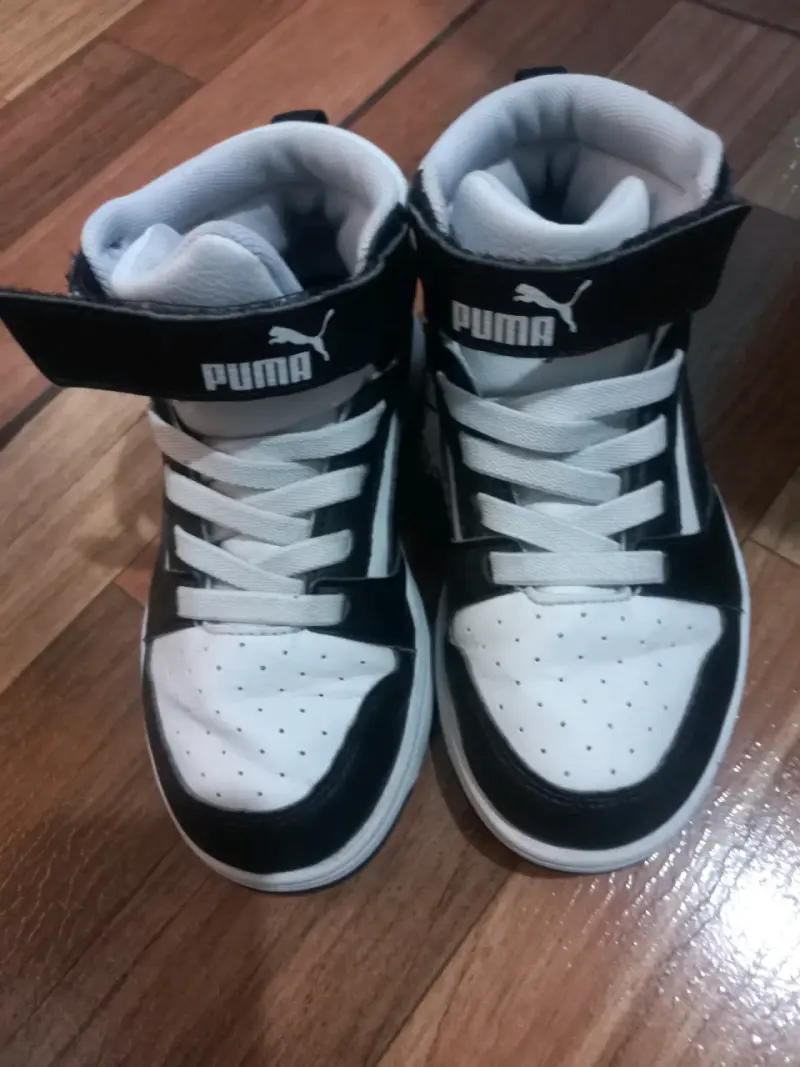 Zapatillas deportivas blanco y negro - 2