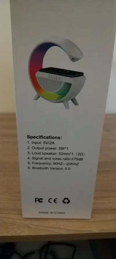 Lámpara Parlante RGB + Carga Inalámbrica (Nuevo) - miniatura 6