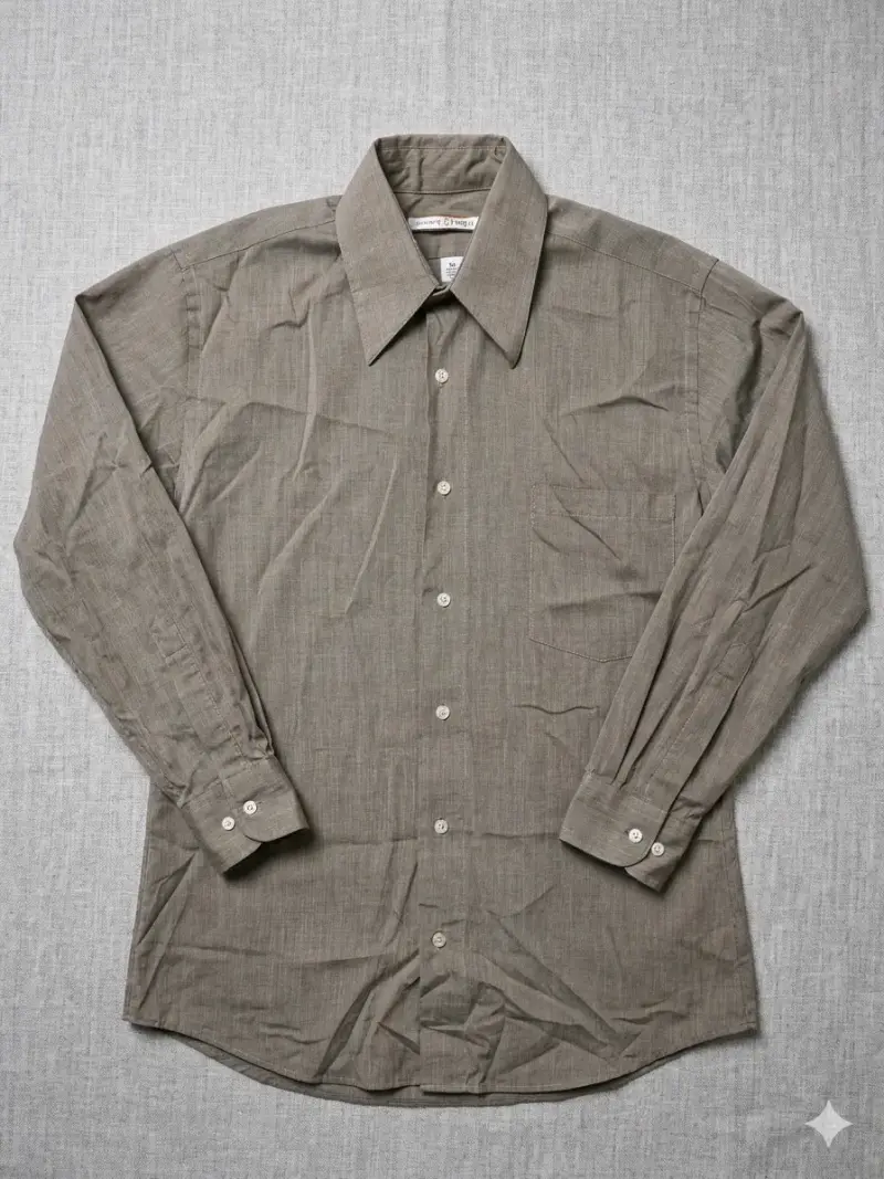 Camisa de vestir gris