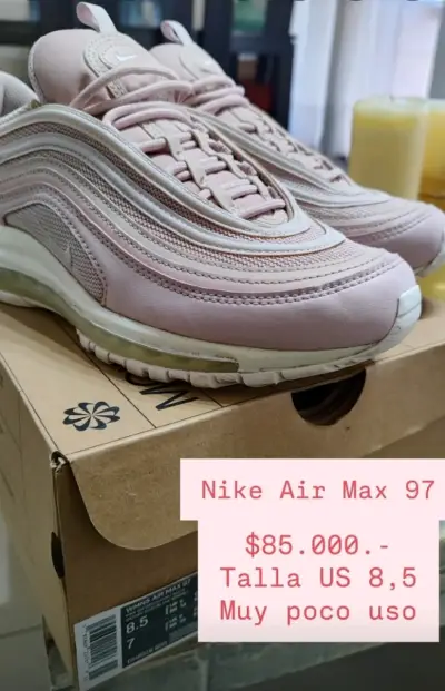 Zapatillas Nike Air Max 97 rosadas - miniatura 1