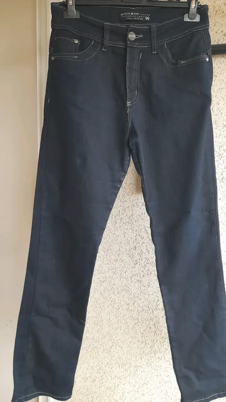 Jeans azul oscuro clásico - 6